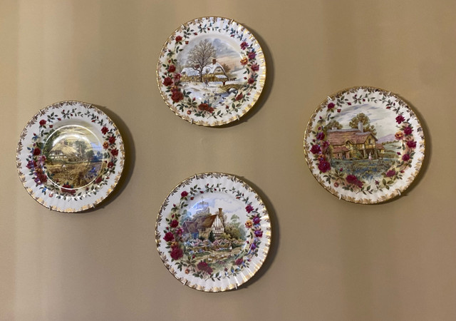 Royal Albert Four Seasons plates in Home Décor & Accents in Dartmouth