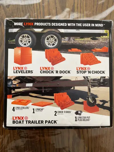 LYNX Leveller Tops $15.00, LYNX Levellers 2 Packs $125.00, Dometic Vacuum Breaker Kit $50.00, 25 Foo...
