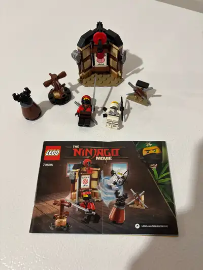 Missing 1 piece - white helmet from the Zane Minifiqure This is a Lego Ninjago Movie Spinjitzu Train...
