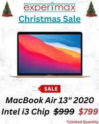 Christmas SALE! Apple MacBook Air 13” 2020 with Warranty 