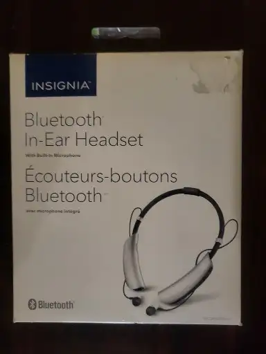 Insignia Wireless Bluetooth Earbuds with Mic. Neck Band. Volume, View more
