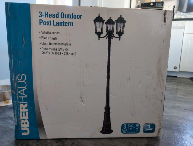 3 Head Outdoor Post Lantern in Outdoor Lighting in Moose Jaw