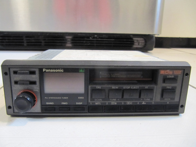 Panasonic CQ-E650EC Full Logic Cassette Car Stereo Rare 1980s in Arts & Collectibles in Mississauga / Peel Region - Image 3