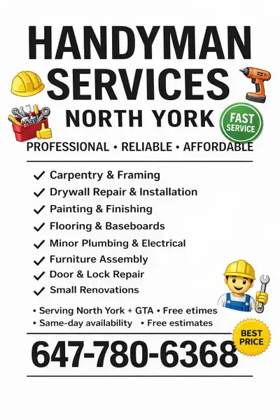 Handyman available, View more