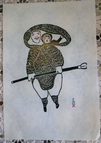 Art4u2enjoy Inuit Artist Stone Cut Cape Dorset