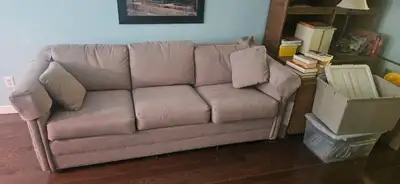 Couch with pull out queen sized bed, View more