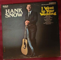 Vintage Hank Snow LP I Went to Your Wedding