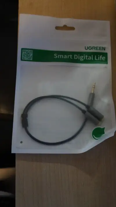 UGREEN HEADPHONE MIC SPLITTER  CABLE, View more