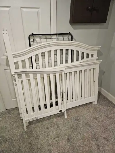 White convertible crib, View more