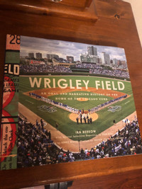 History of wrigley field hard cover