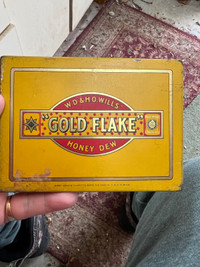 Gold Flake 100 yr old cigarette case 