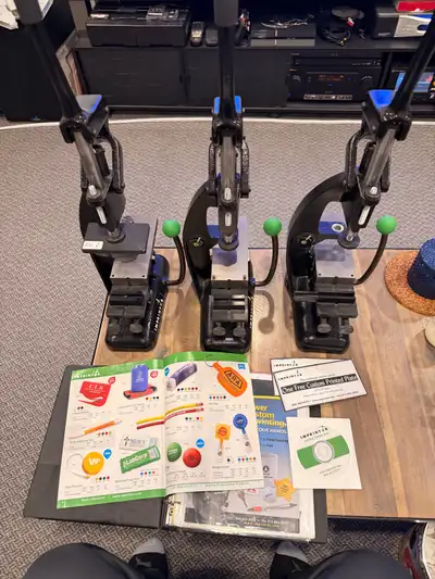 3 Machines Imprintor + Matériel / Mint , View more