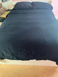 Black, 10 piece Bedding for double bed,