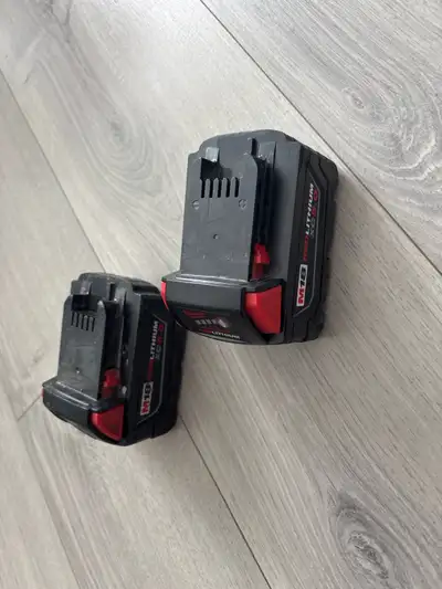 Milwaukee M18 REDLITHIUM XC 5.0 Batteries (2 Pack), View more