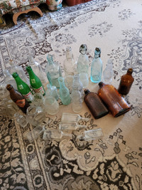 Antique vintage bottles