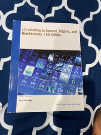 Introduction to General, Organic and Biochemistry 