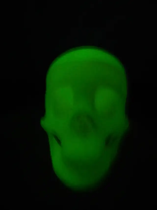 Halloween Bucky's Boneyard GlowInDark Skull