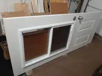 Exterior Steel Door, white