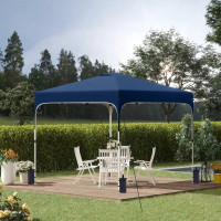 Outsunny 10' x 10' Pop Up Canopy Tent, Instant Sun Shelter