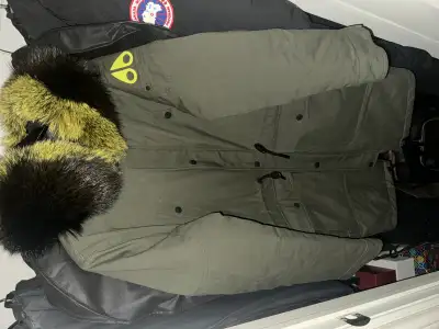 moose knuckles fur coat, View more