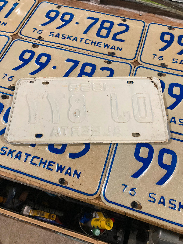 1959 Alberta license plate in Arts & Collectibles in Prince Albert - Image 2