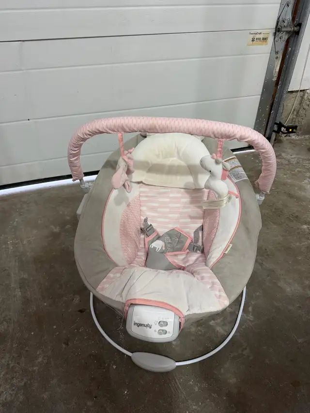 Ingenuity Baby Bouncer / Rocker - Excellent Conditions  in Playpens, Swings & Saucers in Hamilton - Image 2