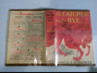 Vtg. Catcher in the rye dust cover-1951-grosset&dunlap-mint-