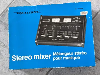 Realistic stereo mixer 32-1100A, View more