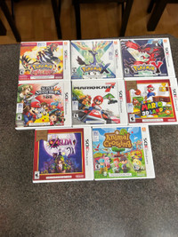 Pokemon/Mario/Zelda/Animal Crossing Nintendo 3DS Games