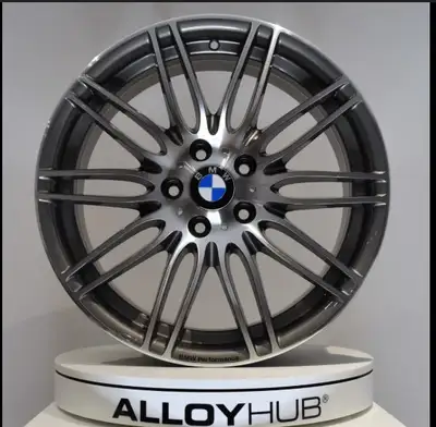 A set of OEM BMW E90s 3 Series. Style 269M Sport Performance 19″ inch 10 Double Spoke Alloy Wheels w...