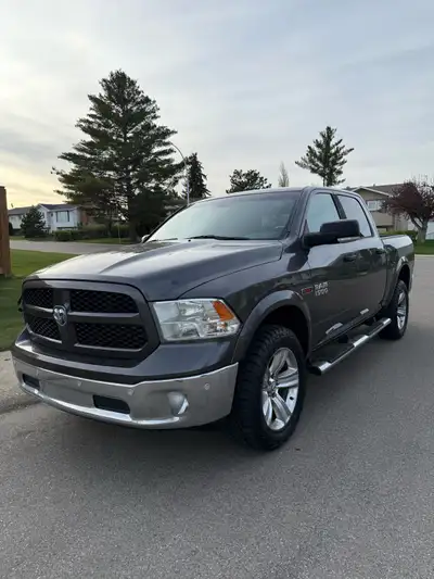 2016 Ram 1500 Outdoorsman EcoDiesel up for sale with 147,489 km. Beautiful truck with sliding rear w...