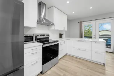 Step inside this stylishly renovated 3-level backsplit, tucked away on a quiet crescent in a family-...