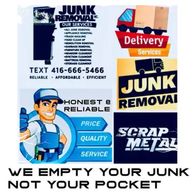 416-666-5466 JUNK+SNOW+SCRAP METAL REMOVAL, View more