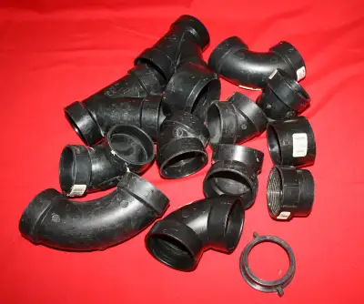14 Pcs of 2inch ABS Fittings $25.00, View more