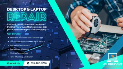 Desktop & Laptop Repair Services - Gaming/WiFi Setup n Install, View more