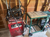 Lincoln Welder and Welding Table on Auction