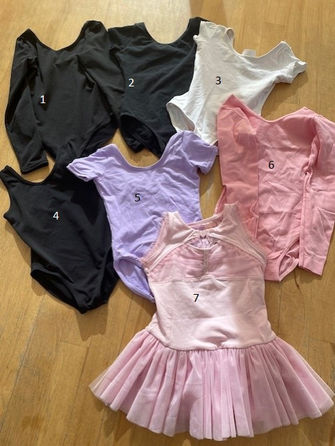 maillots de danse enfant (tailles variées) dans Enfants et jeunesse  à Ville de Montréal