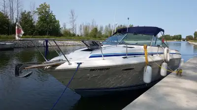Selling our boat. As stated, this is a 1989 SeaRay 270 Amberjack. Fairly rare boat. They don't make...