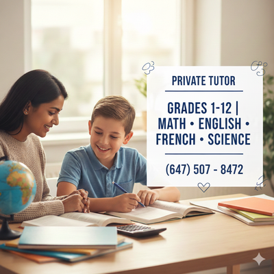 Private tutor, View more