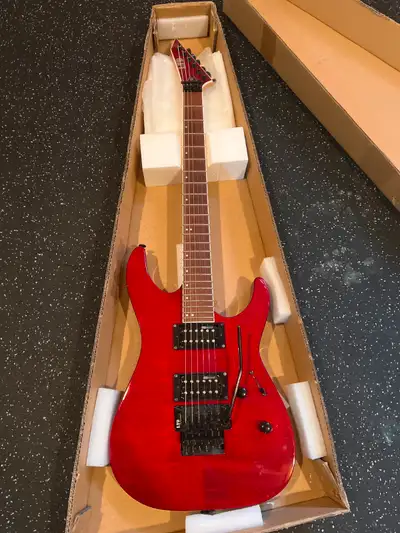 ESP M200 Floyd Rose (See Thru Red), View more