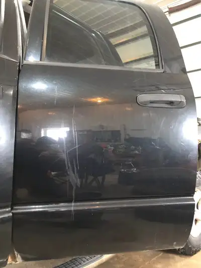 Drivers rear door from a 2008 Dodge 1500. Only this one available others are gone. Paint code PXR. S...