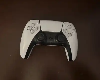 Used white ps5 controller , View more