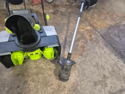 Yardworks Snowblower and Trimmer, View more