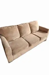 FREE DELIVERY Modern Suede Comfy 3 Seater Sofa / Couch