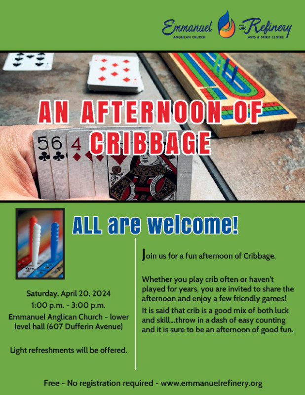 An Afternoon of Cribbage in Events in Saskatoon