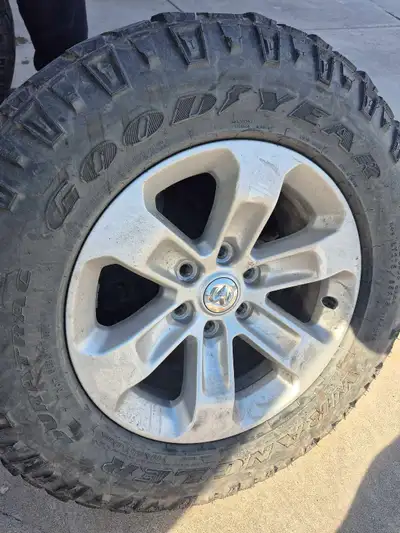 Selling a set of four all-weather tires (size 275/65/18) — ideal for pickup trucks / SUVs that match...