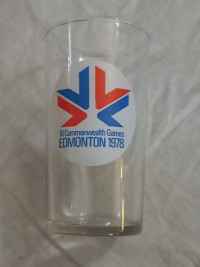 I deliver! Set of 3 Commonwealth Games Edmonton 1978 glasses