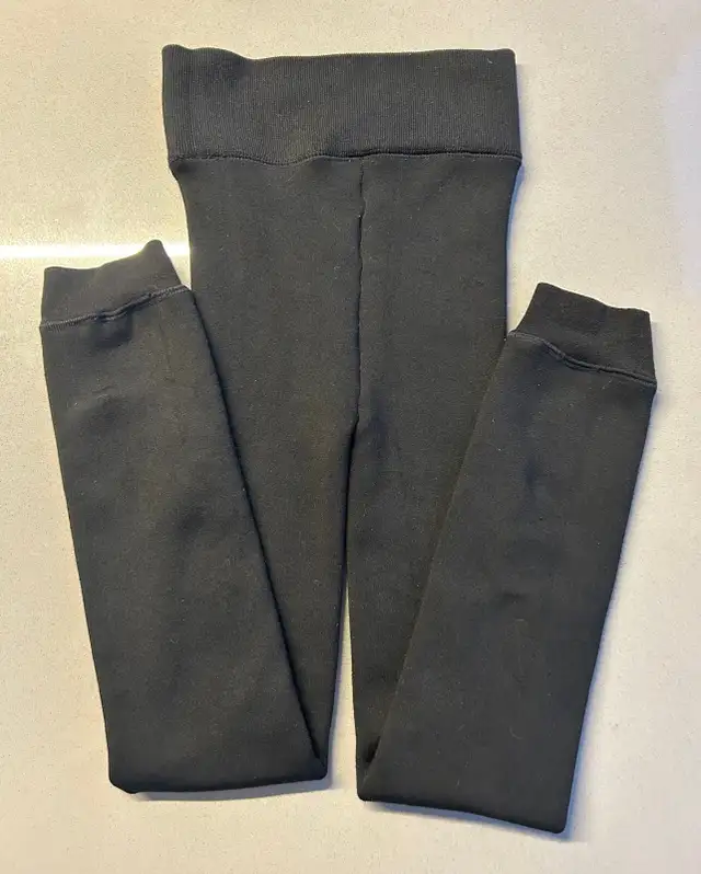 Halston Black Youth Stretch Leggings (Size Small)632347542251531218