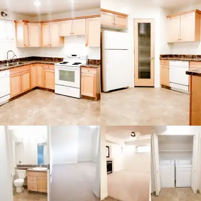 Regulation Basement Suite for Rent in Parkridge (East Regina)
