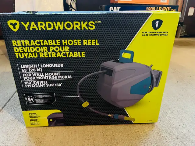 Yardworks Retractable Hose Reel570611581563719682